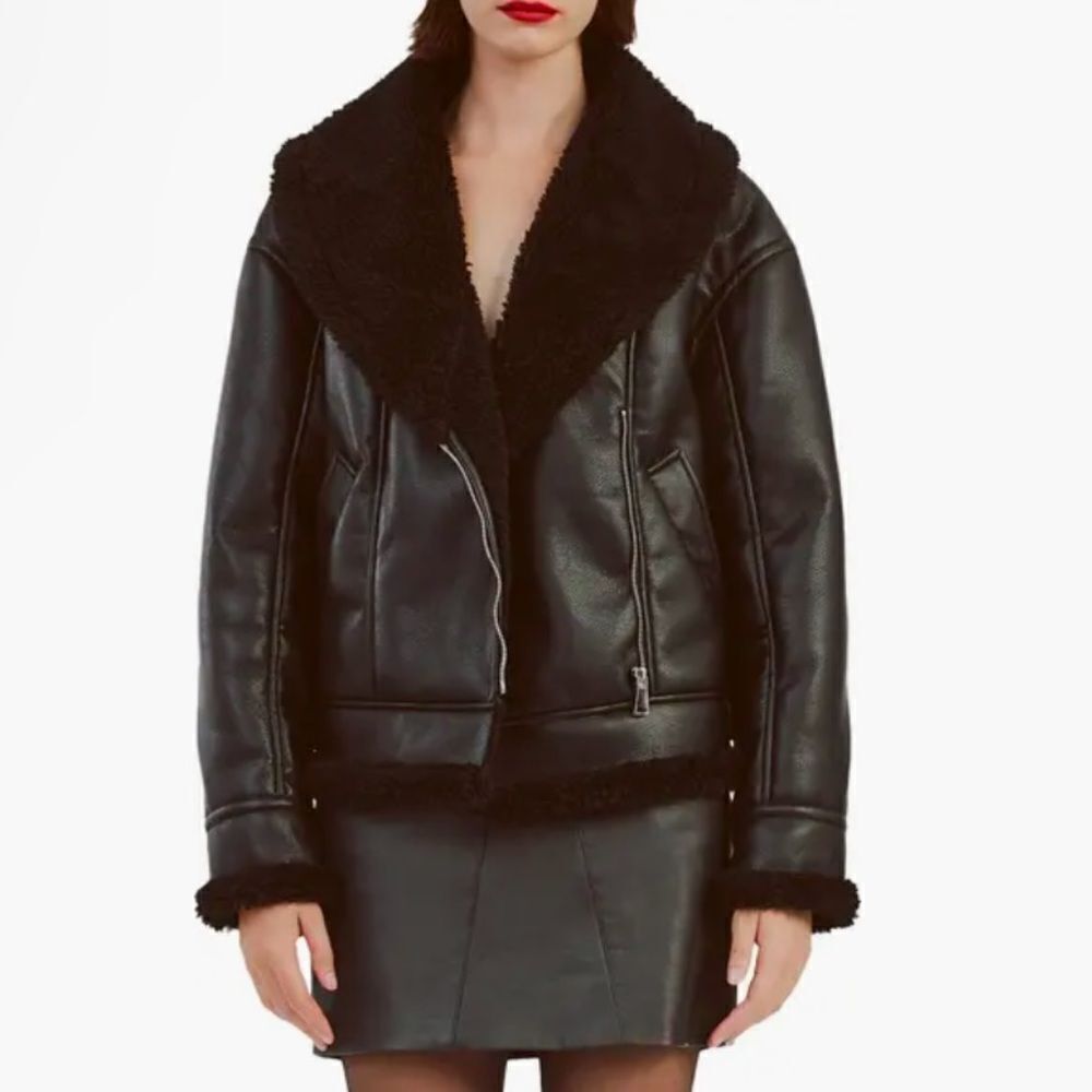 BARDOT - Dasha Faux Shearling & Faux Leahter Jacket